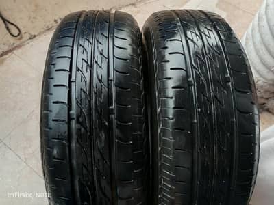 Bridgstone japani tyre 70to75 % condition 165/65/R13