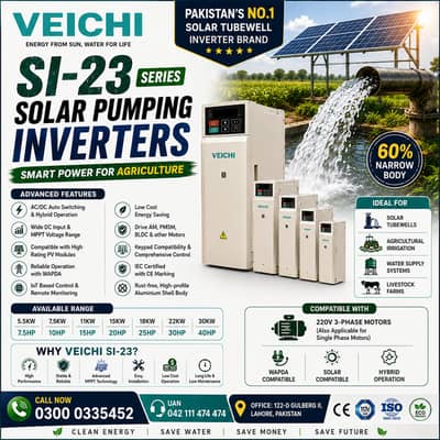 Solar Pump Inverter Pakistan | VEICHI SI-23 | Agricultural Use