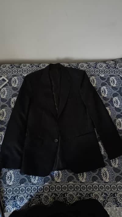Black 2-piece pant & coat suit — for 13-15 year old boy
