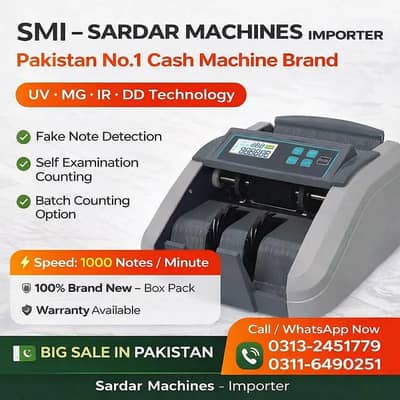 cash mix value note packet fake money counting with fake note detect