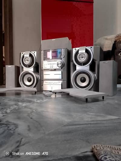 SONY zx70 hi-fi component sound system earth shaking bass