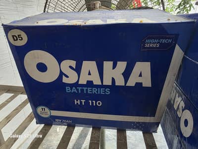 Osaka 110 brand new box pack battery 11 plates