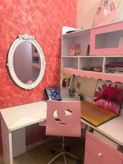 Girls Pink Bedroom Set – 8 Pieces Complete Set | Rs. 99999