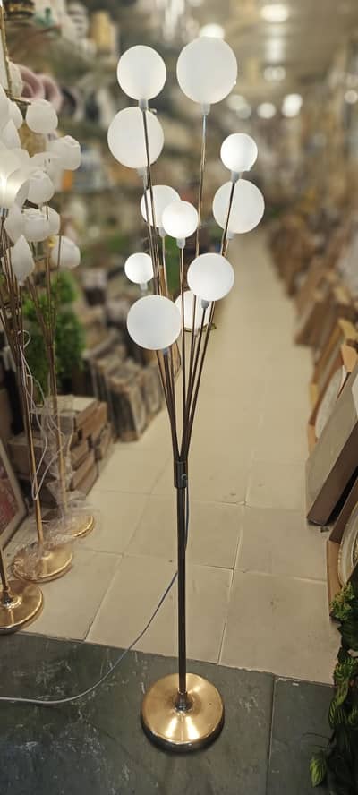 metal ball floor lamp