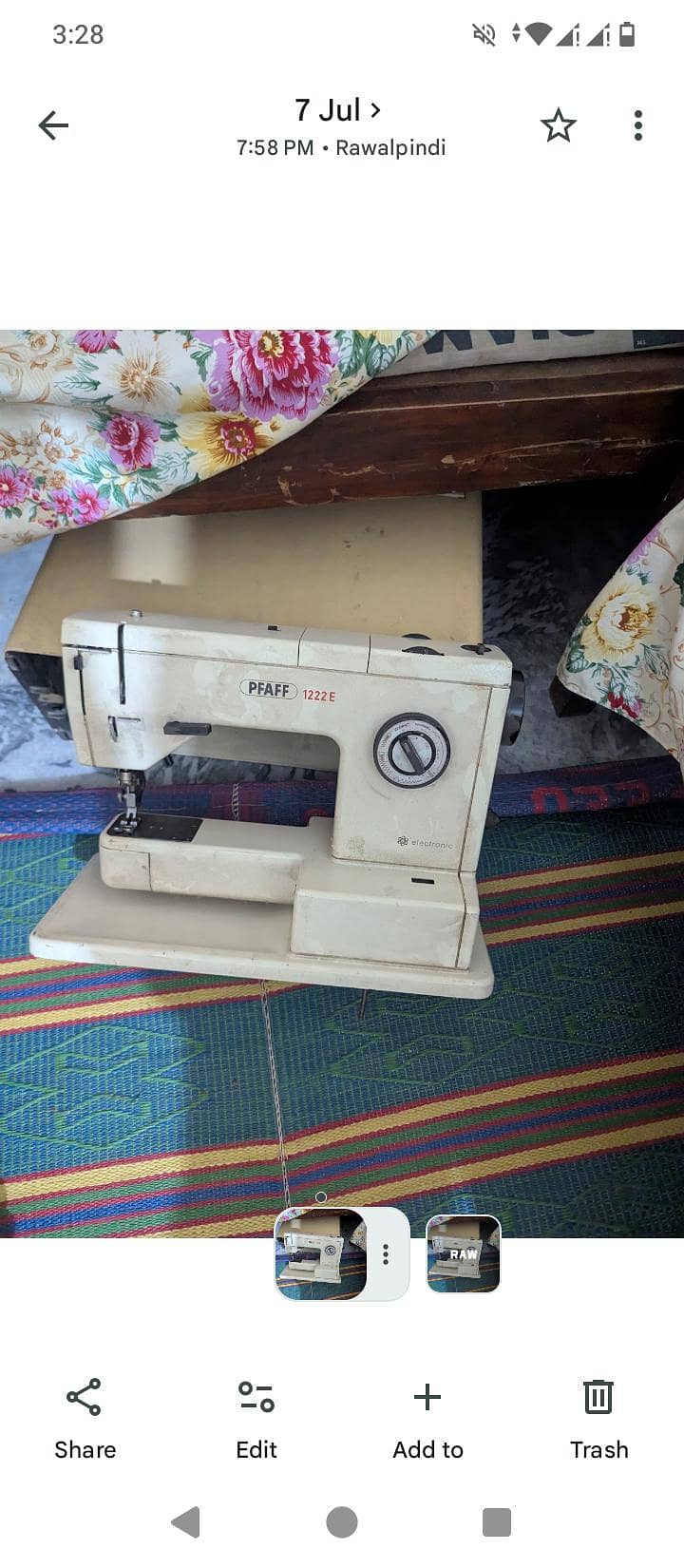 PFAFF 1222E 1