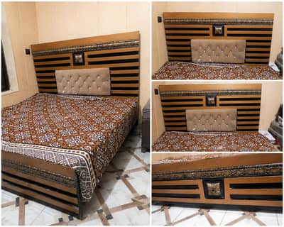 Wooden Double Bed with good condition