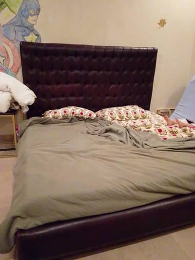 king size bed with mattress
