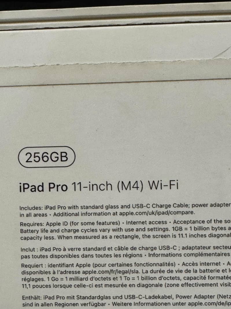 Ipad pro m4 7