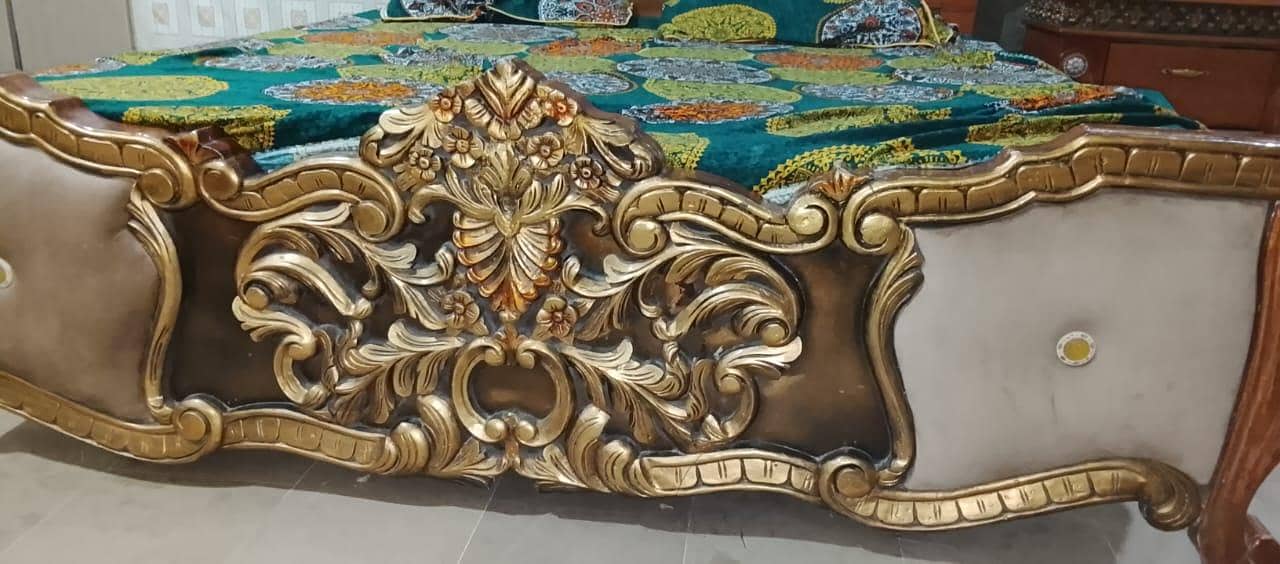 Bed + Dressing Table + Side Tables — Good Condition 1
