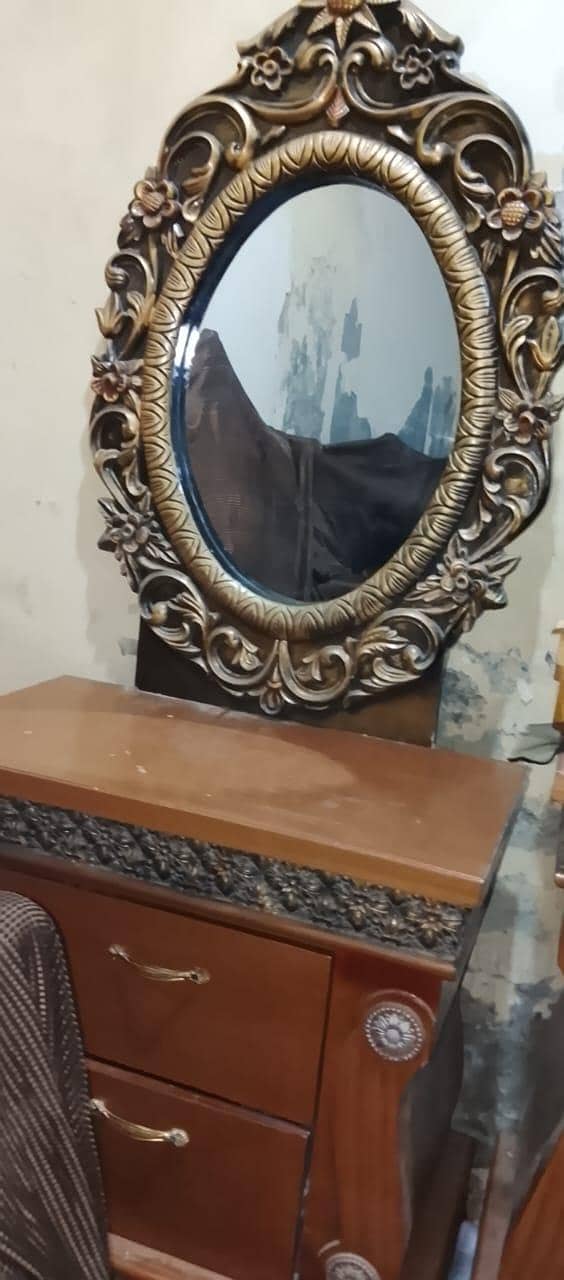 Bed + Dressing Table + Side Tables — Good Condition 2