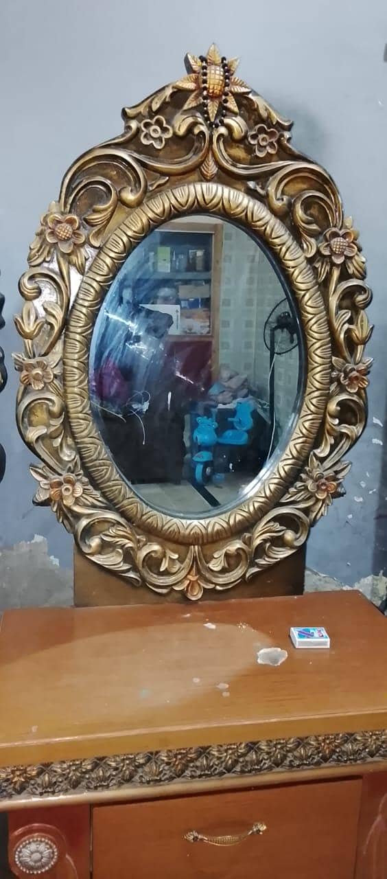 Bed + Dressing Table + Side Tables — Good Condition 5