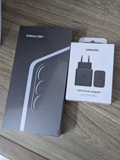 S26 Plus (12/256GB) – Pin Packed + Original 45W charger