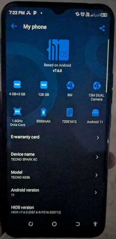 Tecno Spark 8C