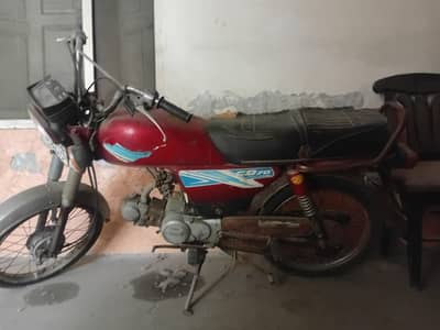Road Prince 70cc Motorcycle for Sale – Red