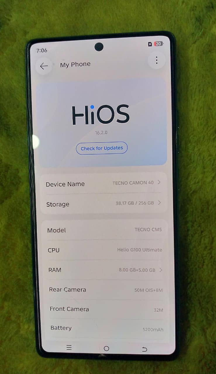 Tecno CAMON 40 6