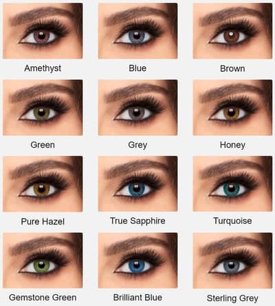 eye lenses/ eye contact lenses /