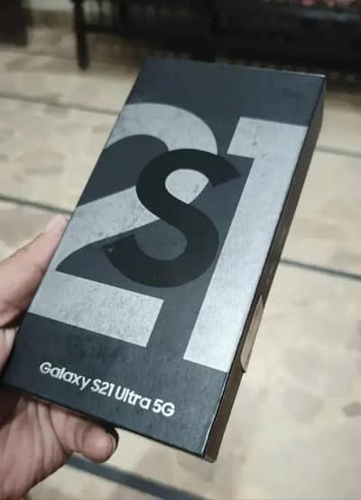 Samsung Mobile S21 Ultra official pta 12/256 GB