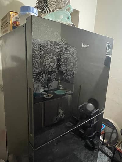 Haier glass door Refrigerator