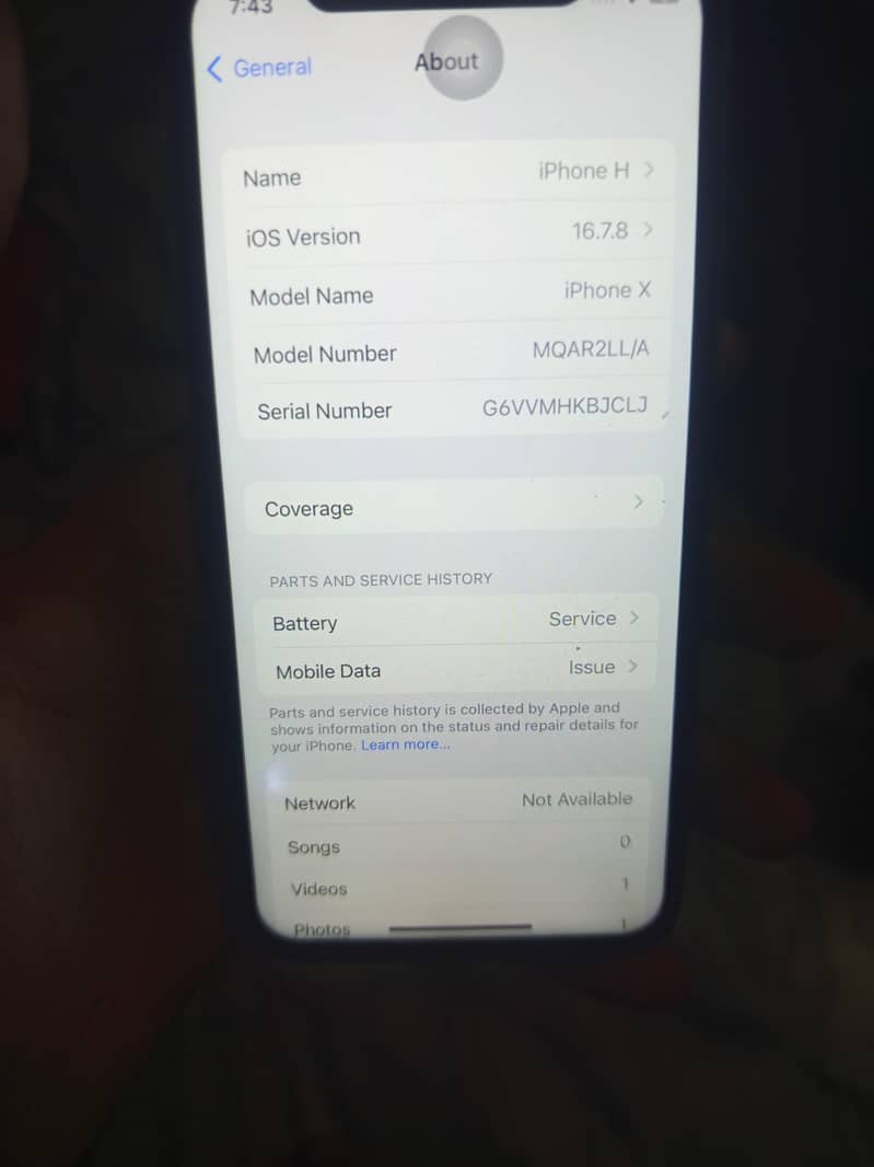 Apple iPhone X 5