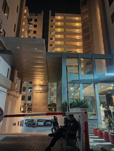3 Bed DD Flat For Sale in Goldline Residency Gulistan E Jauhar Block 16A