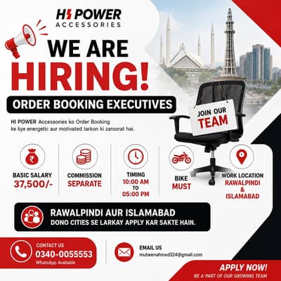 Order Booking Executive