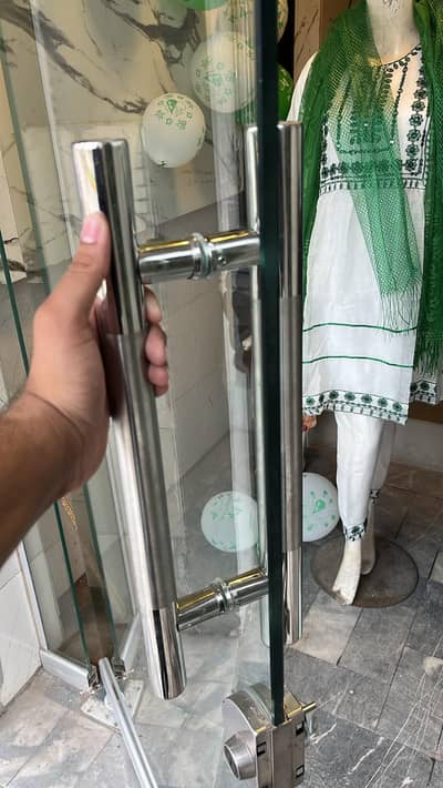 front glass door for shop