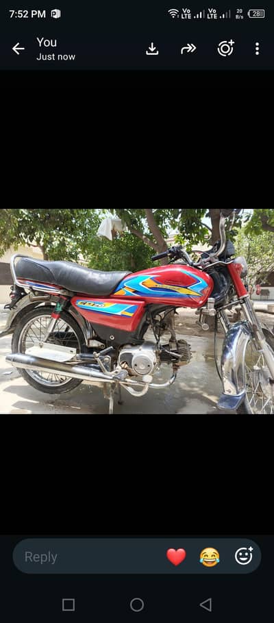 Honda CD 70 bike