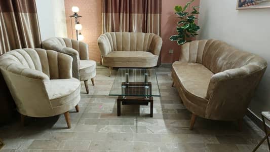 New sofa set and table set