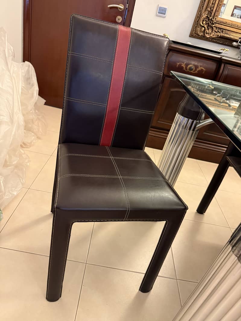 Dining table set (from Dubai ) almost new 1