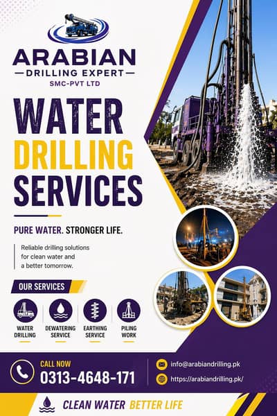Commercial & Industrial Water Drilling Services | Korangi & DHA