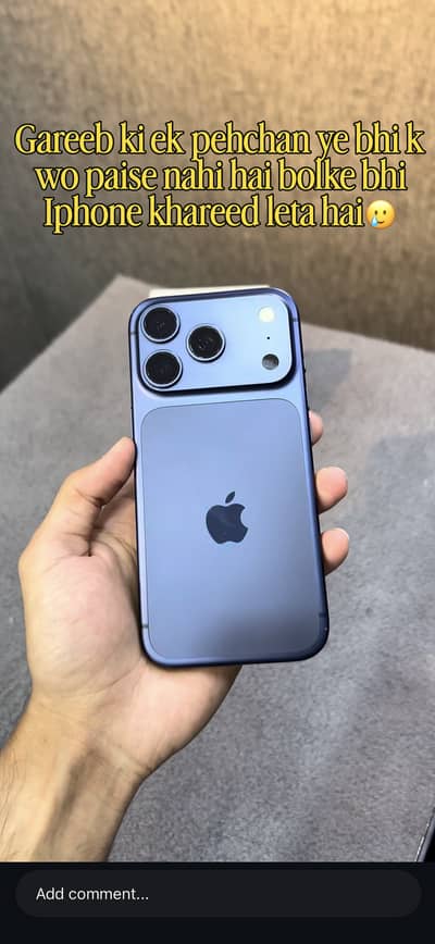 Apple iPhone 17 Pro Max - Deep Blue (Physical- Esim Time availbl)