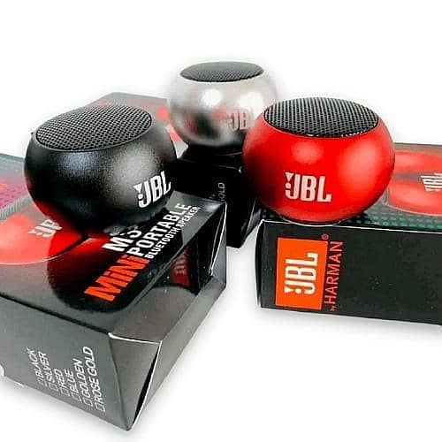 ORIGINAL" JBL M3 Mini Portable Bluetooth Speaker , SD Card SPEAKER Option TYPE C CHARGING Unleash the BEAST speaker of Sound!