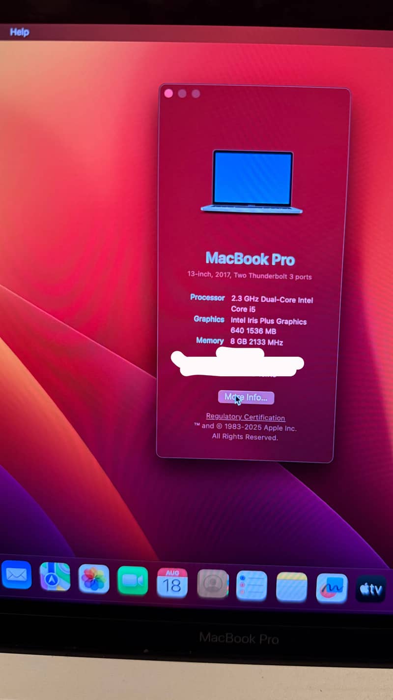 MacBook 2017 pro 5