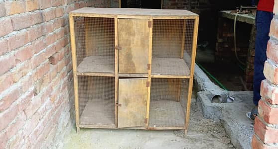 Wooden Cage Pinjra