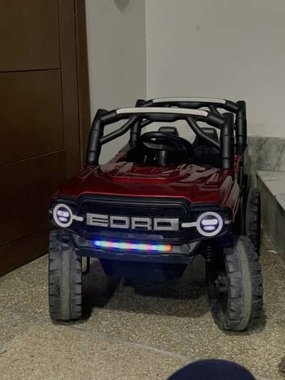 Kids Electric 4x4 Jeep – LED Lights, Rugged Design & Remote Control