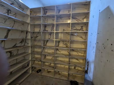 shop Racks and counter  just like new