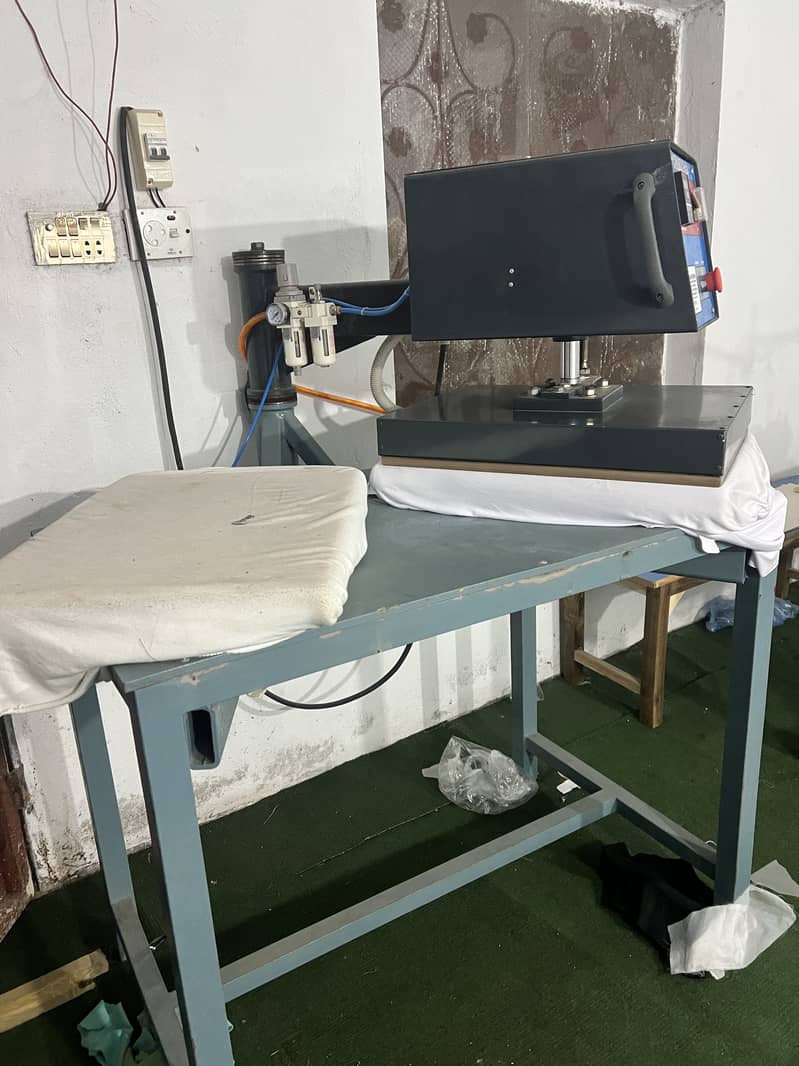 Screen printing table 1