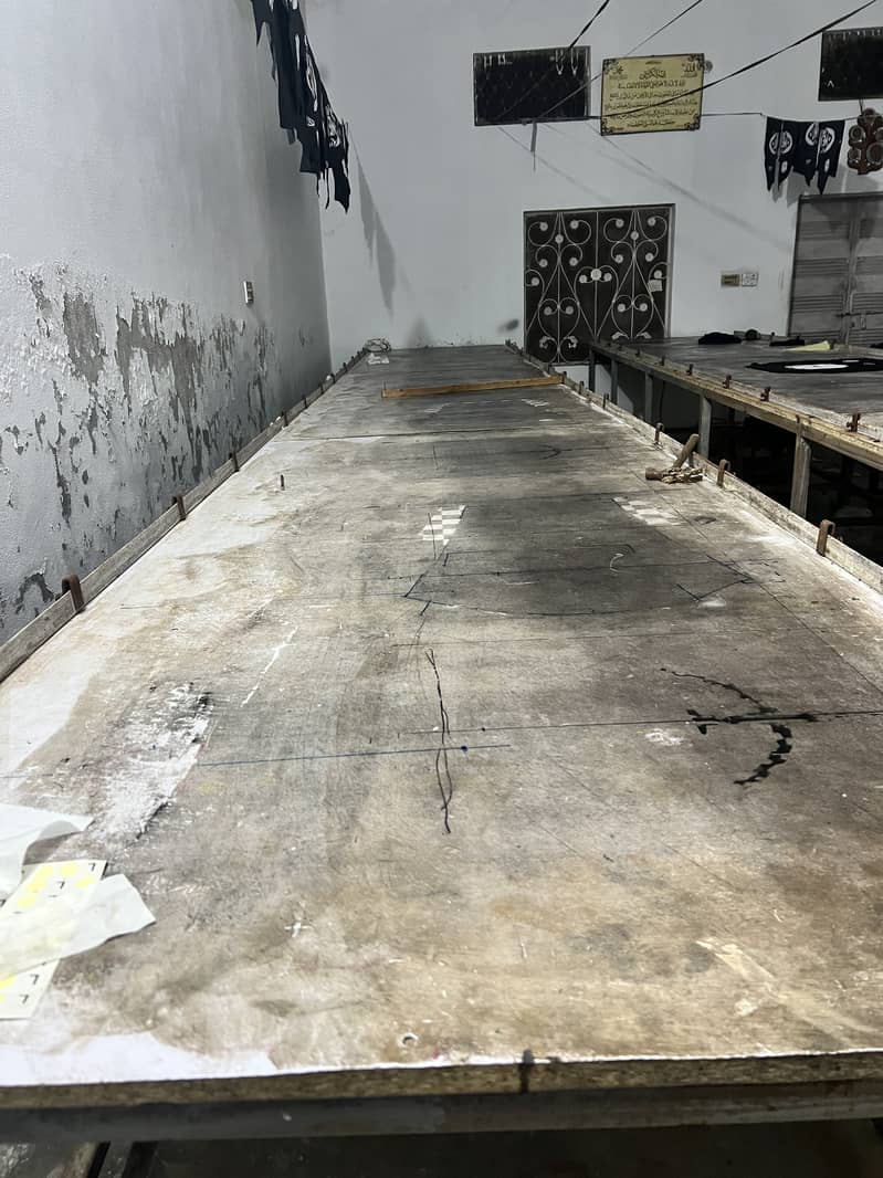 Screen printing table 7