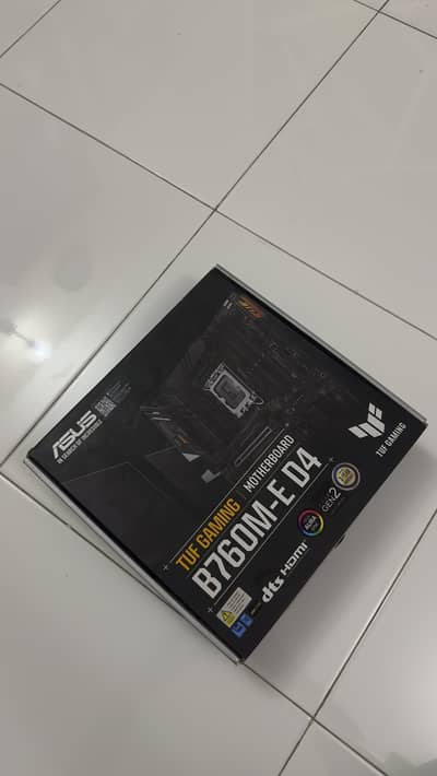 ASUS TUF GAMING B760M E D-4 (best for gaming supports till 13gen)