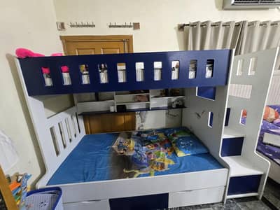 Bunk bed with mattress, in good condition