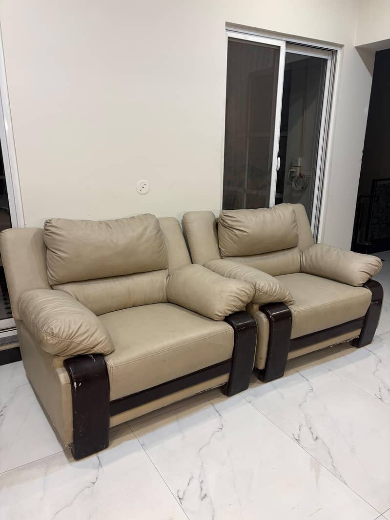 Two single seater sofas 2