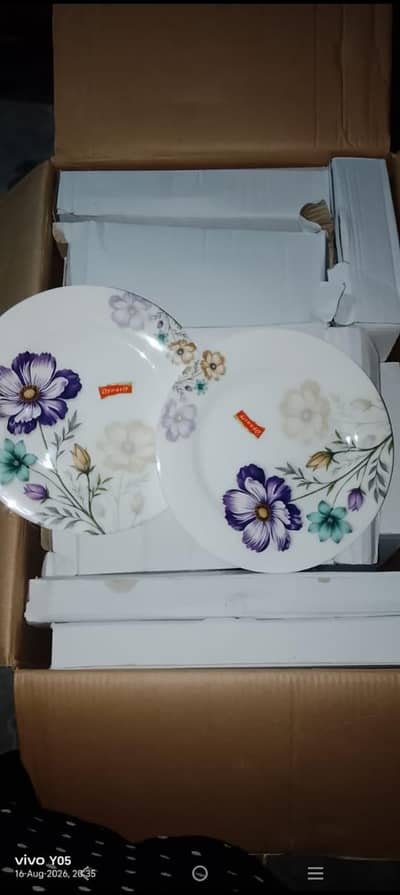 Dynasty Double Glazed Melamine Dinner set for 8 person