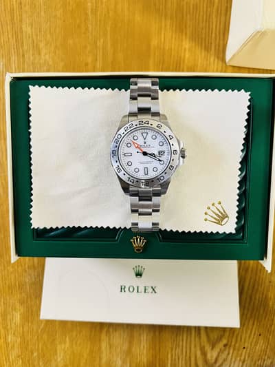 Rolex Explorer II — White Dial | 24-Hour GMT Bezel|Sobi’s watches