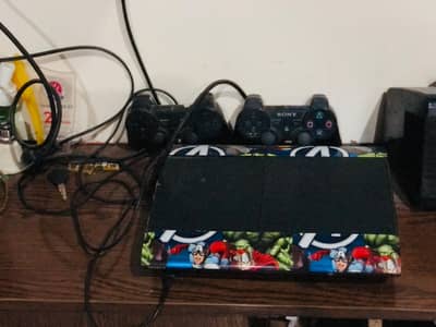 PS3 super slim 500 gb 10 plus games installed