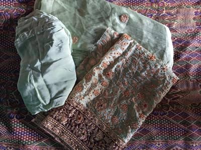 2 unstitch 3 psc  fancy suit