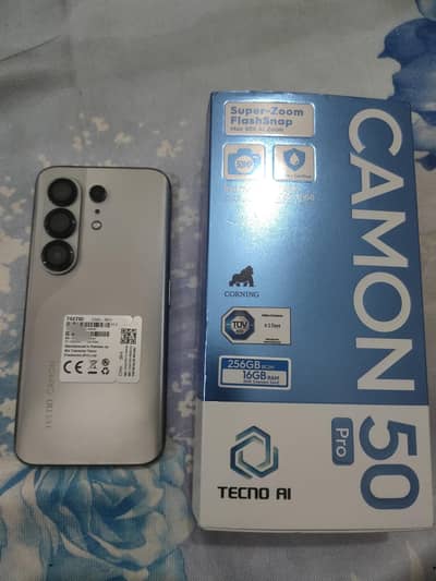 Tecno Camon 50 pro 16GB RAM 256 GB