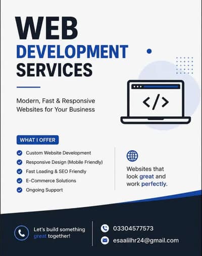 Web Development Services | Modern, Fast & Responsive Websites