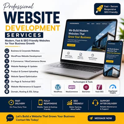 Professional Website Development Services | WordPress & E-Commerce
