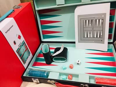 Backgammon board game set 03004331882