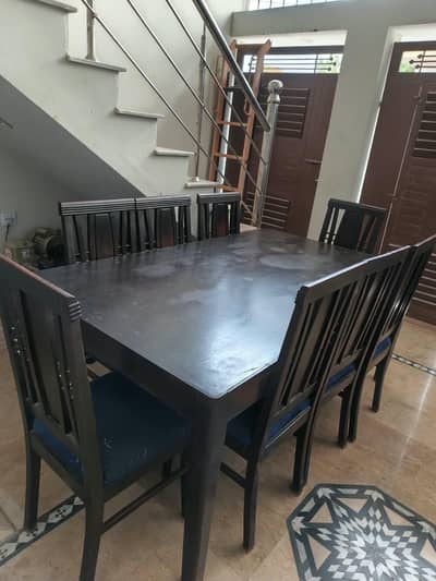 Premium 8-Seater Classic Wooden Dining Table Set